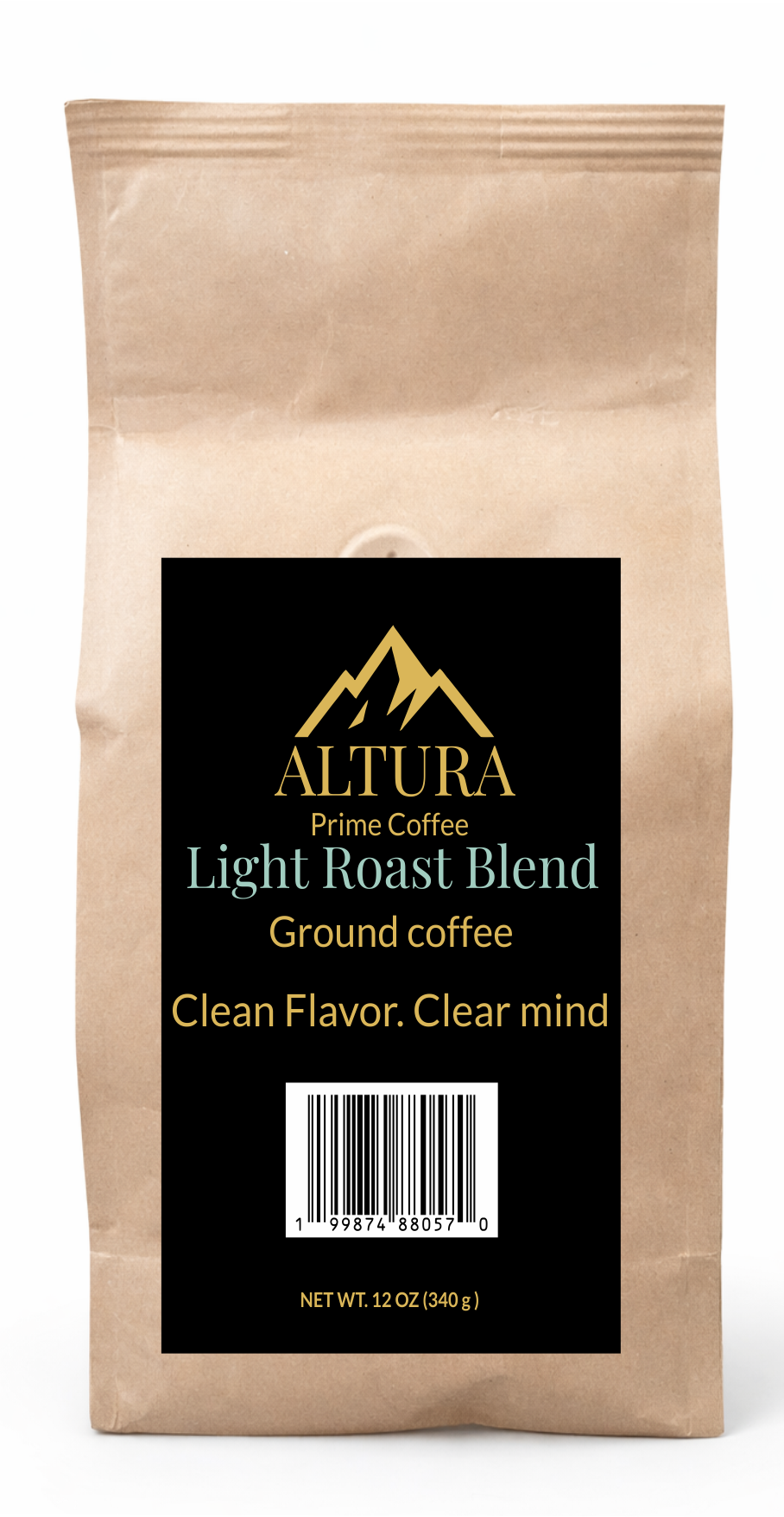 Altura Prime Coffee Light Roast Blend (Ground Coffee) 12 oz
