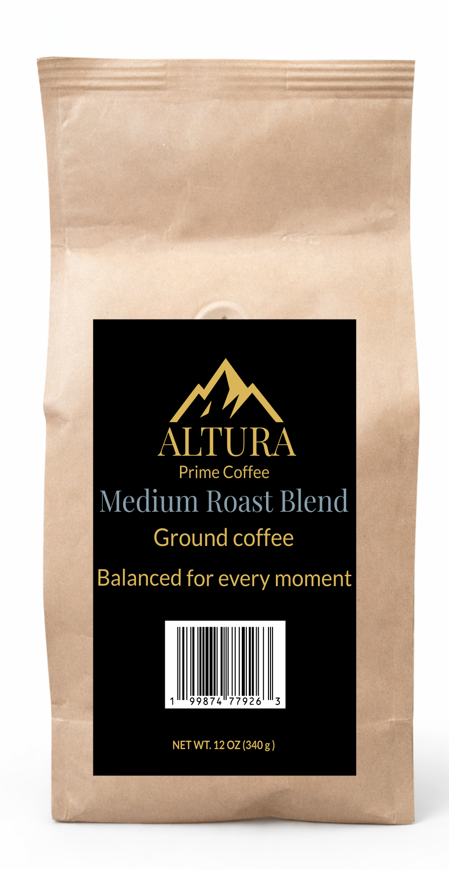 Altura Prime Coffee Medium Roast Blend (Ground Coffee) 12 oz